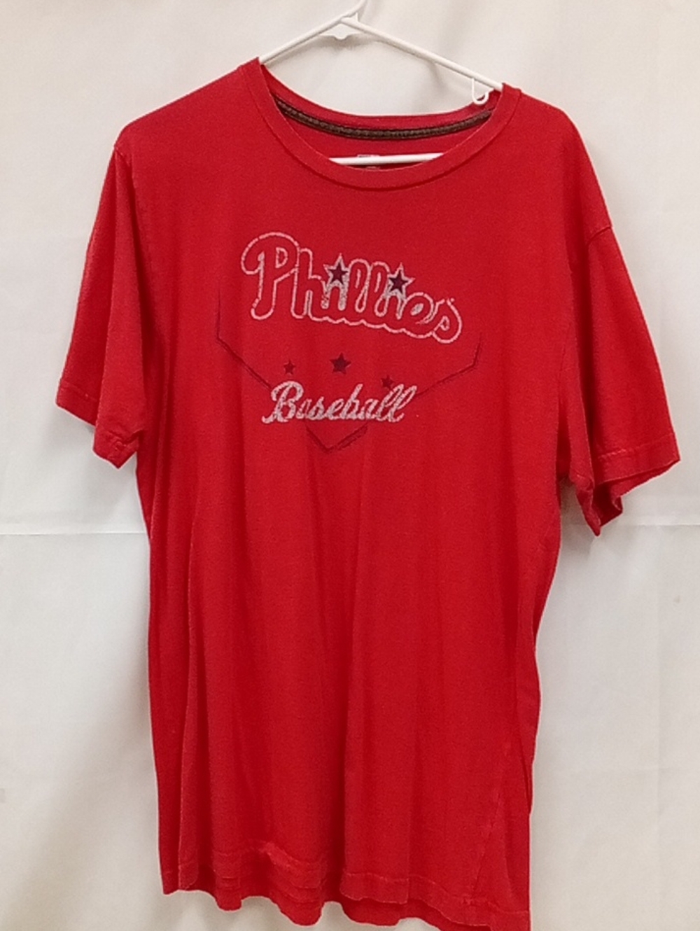 Red Phillies Baseball Short Sleeve Tee - Men 3010
